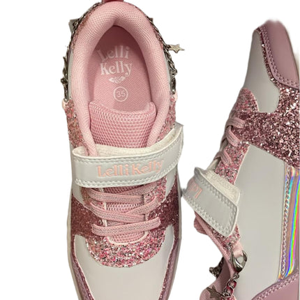 Lelli Kelly Girl's Gioiello Shoes - Grey/Pink