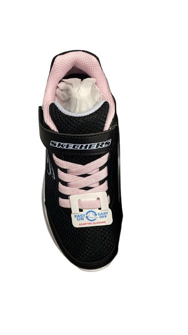Skechers Girls' Reset Archived Kids Shoes - Black