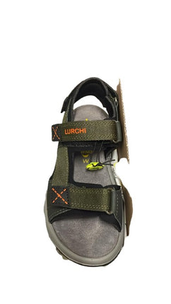 Lurchi Odono PU Textile Sandals with PU Sole – Olive