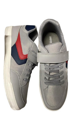 Geox J Arzach B. A Nylon + Geobuck Shoes – Grey/Navy