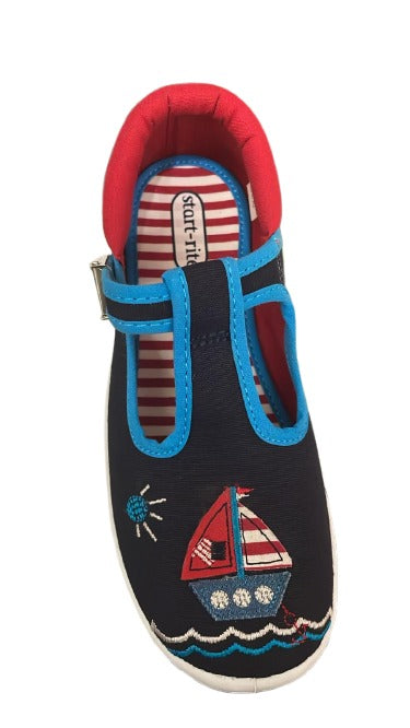 Start-Rite Girls' Portland Bill Shoes – Navy