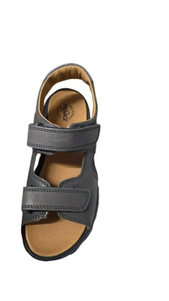 Primigi Boys' Vegetable-Tanned Leather/Suede Sandals – Blue
