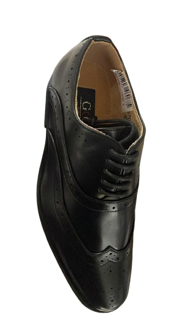 Goor Boys' Leather Shoes – Black