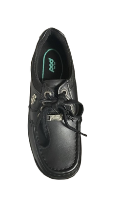 Pod Start Leather Shoes – Black