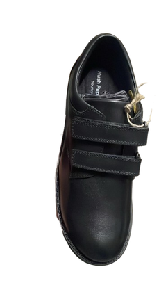 Hush Puppies Boys Barry Junior Leather School Shoes - Black