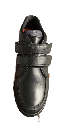 Hush Puppies Santos Leather Boys - Black