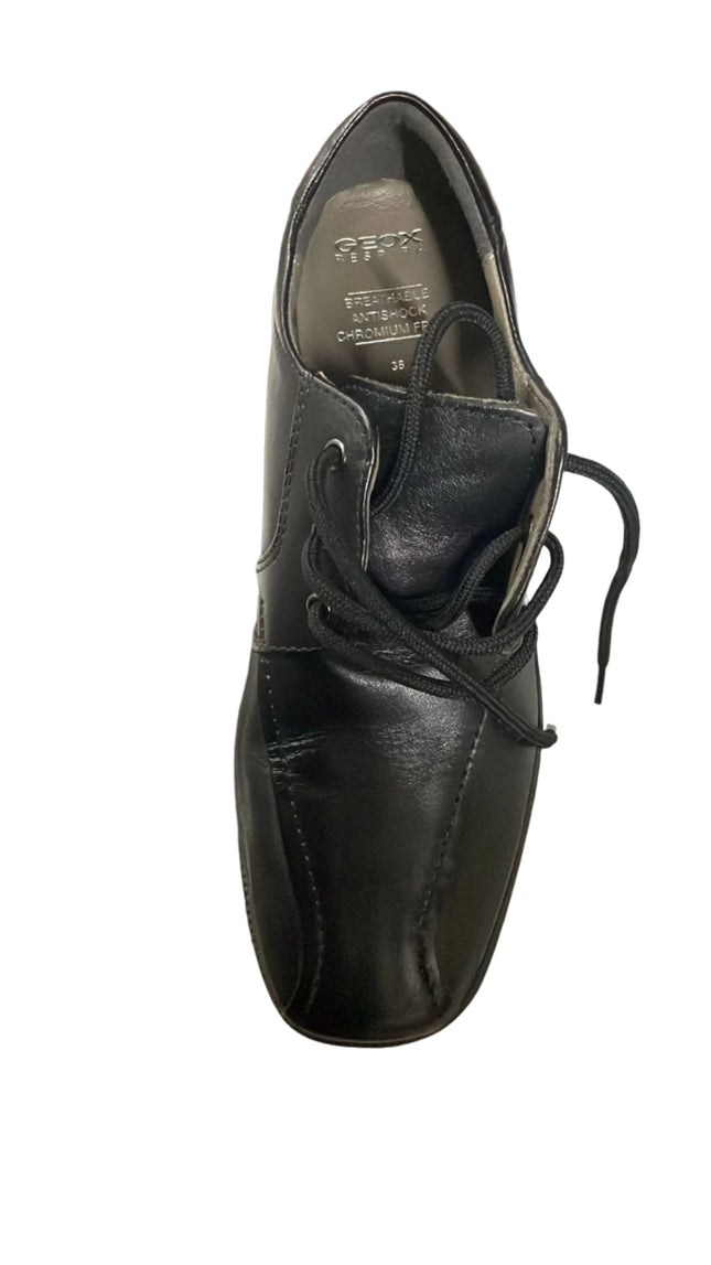 Geox Junior Federico H Boys Senior School Shoes - Black