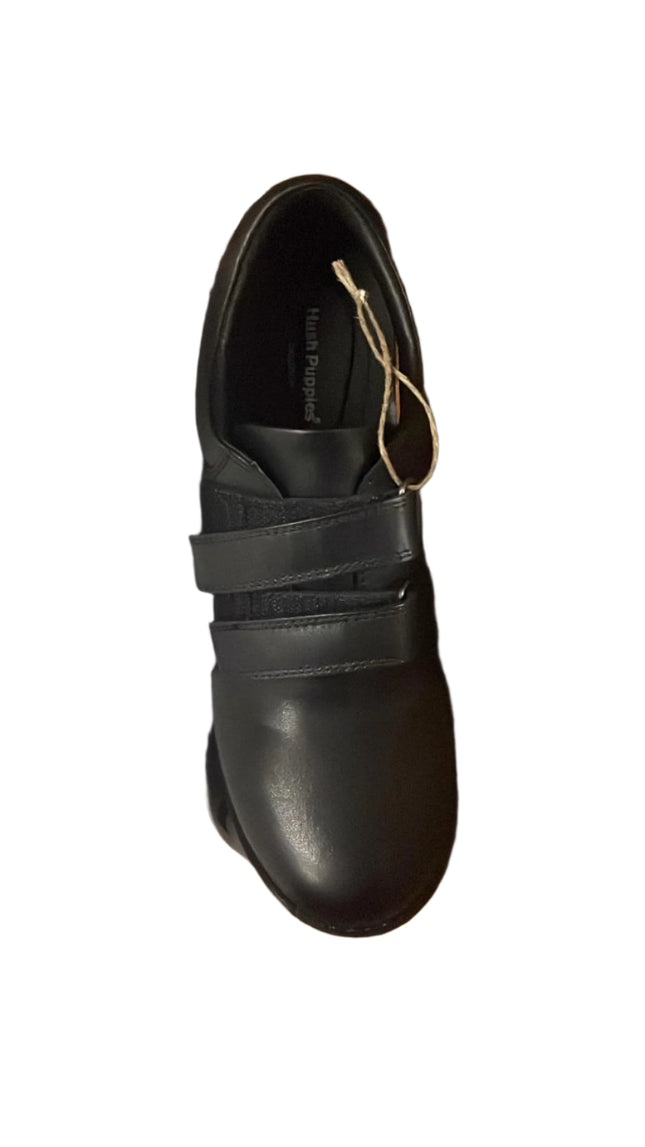 Hush Puppies Barry Snr School Shoe - Black