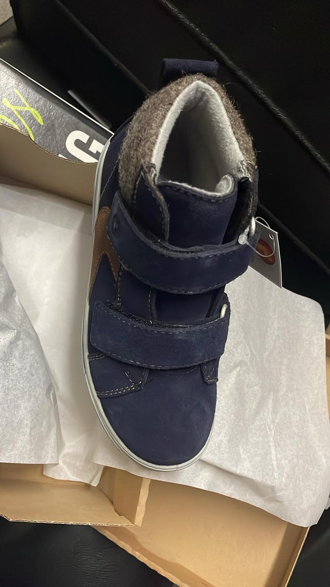 Ricosta Mats Mid Shoes – Nautic Blue/Brown