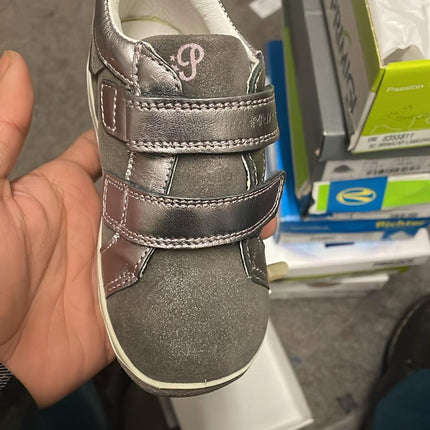 Primigi Sc Brin Cap Lam Grig Kids Shoe - Grey