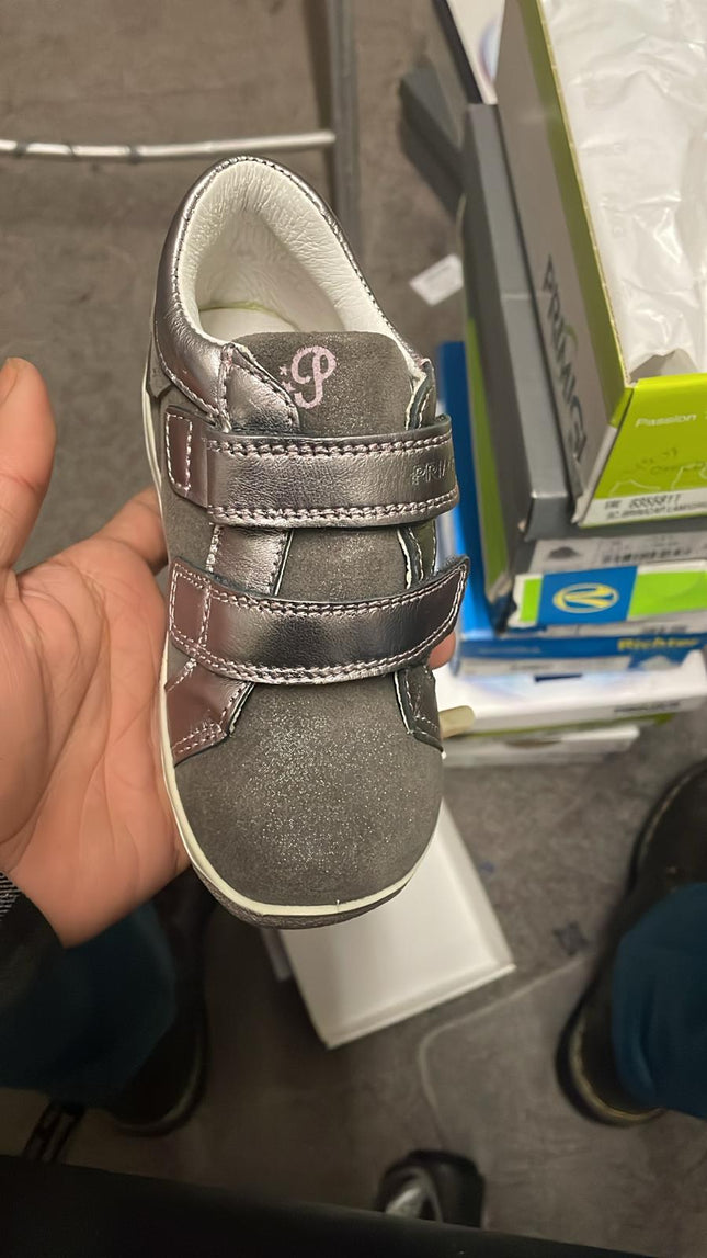 Primigi Sc Brin Cap Lam Grig Kids Shoe - Grey