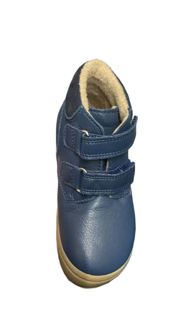 Lurchi Nino Barefoot Nappa Kids Shoe - Navy