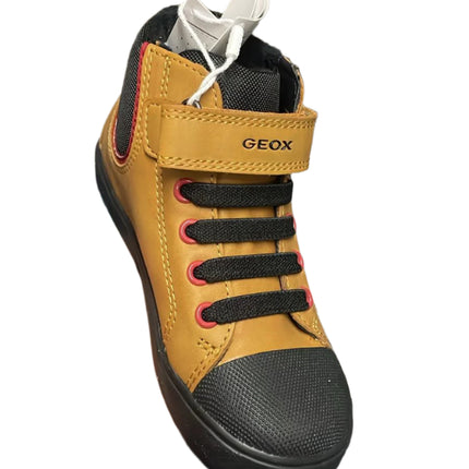 GEOX B Gisli B461NC Kids Shoe - Dk Yellow/Black