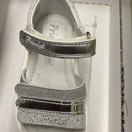 Primigi Women's Leather Trill Sandal - Silver