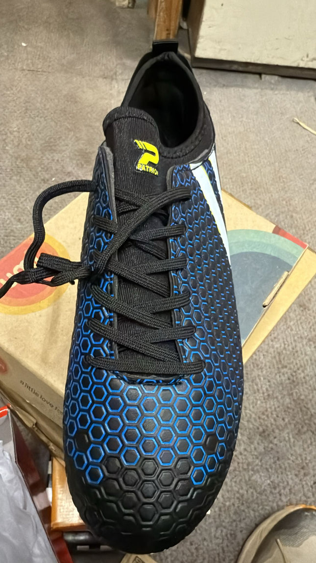 Patrick Football Boots – Black/Blue/Yellow
