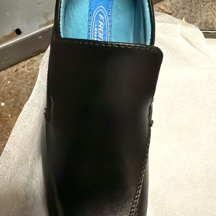 Front Belmont Boys Formal Leather Shoes – Black