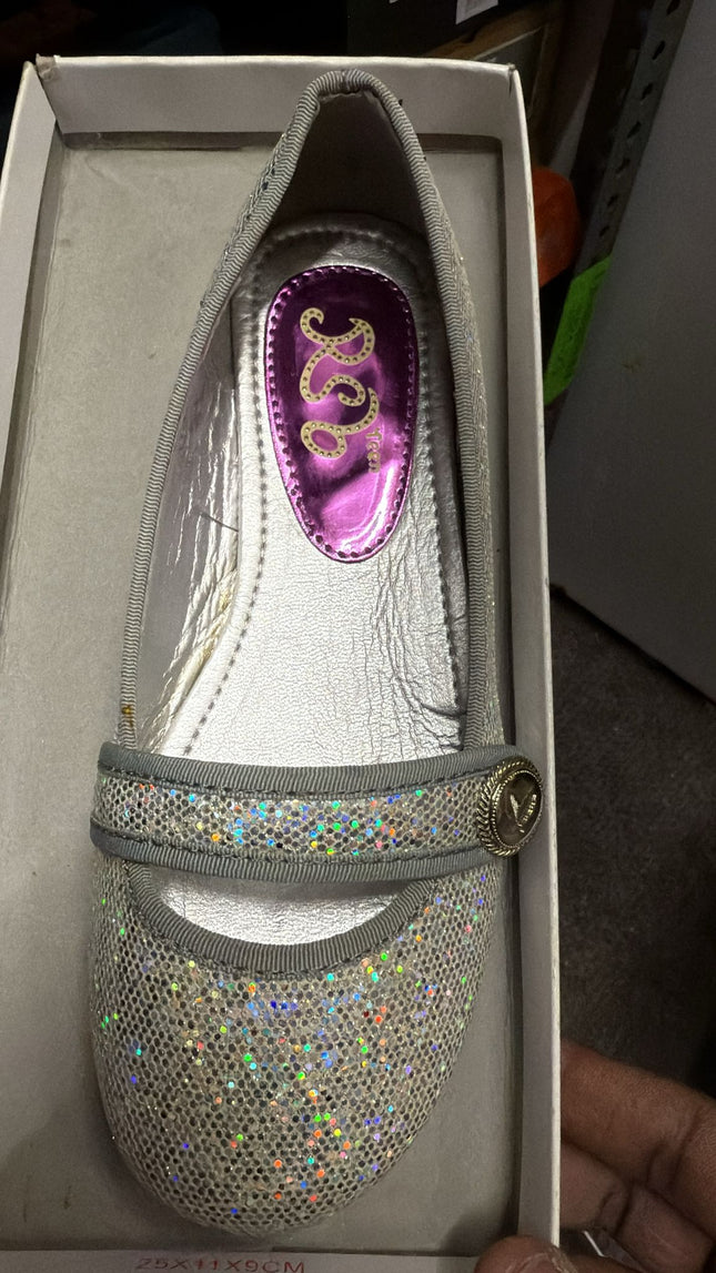 RSB Nicole Leather Shoes – Silver