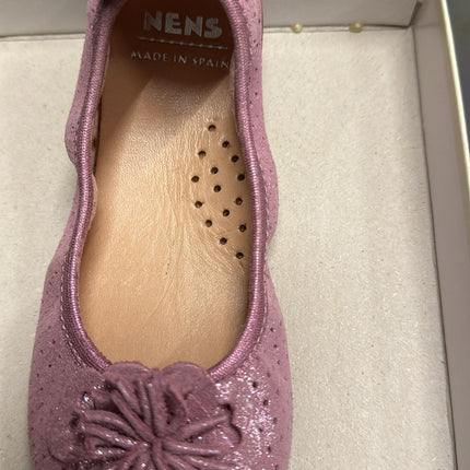 Nens Galaxy Leather Shoes – Pink