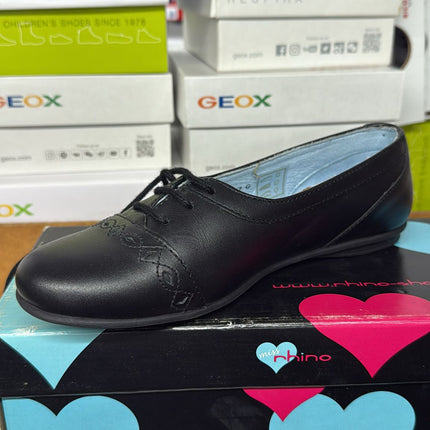 Rhino Girls' Phoebe Leather Shoes - Black