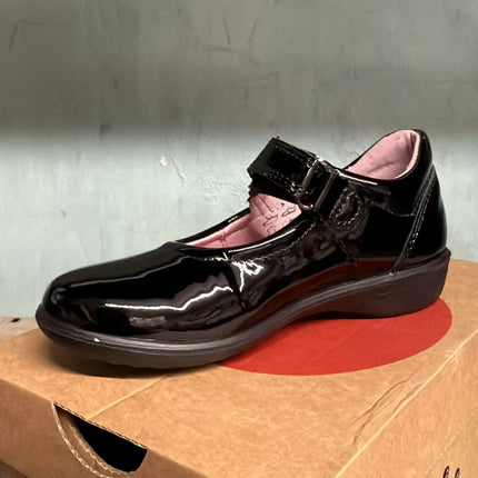 Ricosta Girls' Beth Medium-Fit Leather Shoes – Black