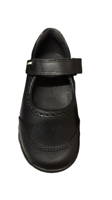 Pablosky Box Leather Kids Shoes - Black