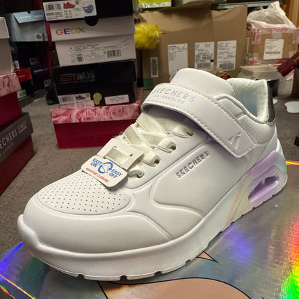 Skechers Boys’ Vivid Metalic Kids Shoes - White/Multi