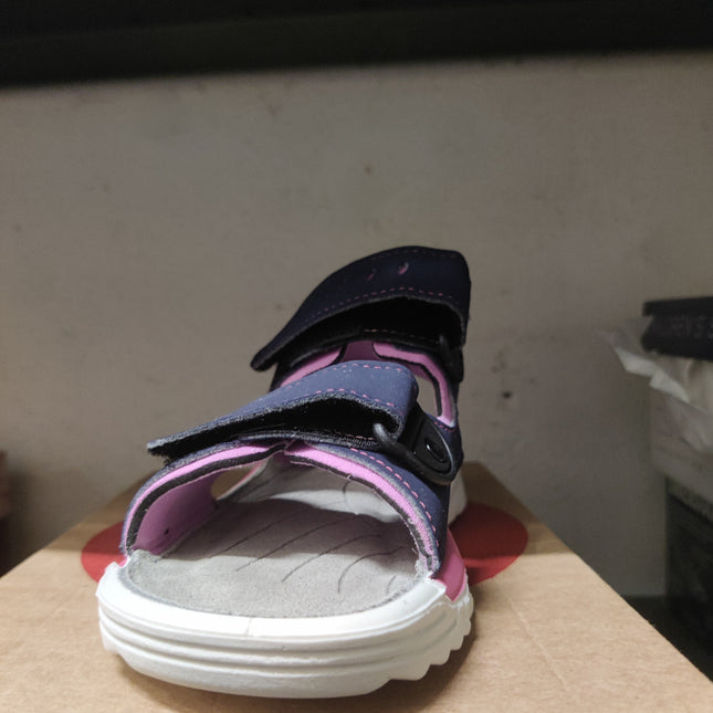 Ricosta Boys' Leather Sandals - Navy/Rose