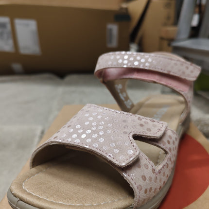 Ricosta Girls' Moni Leather Sandals – Powder Pink