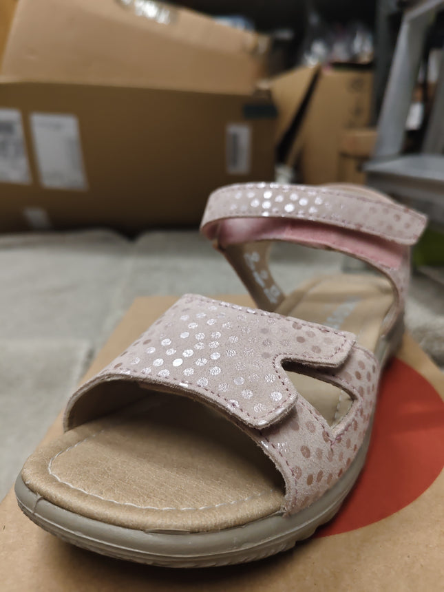 Ricosta Girls' Moni Leather Sandals – Powder Pink