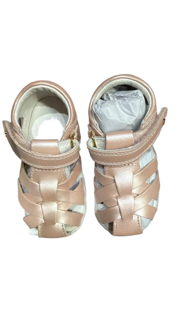 Bobux Step-Up Tropicana II BQ Leather Shoes – Seashell Shimmer