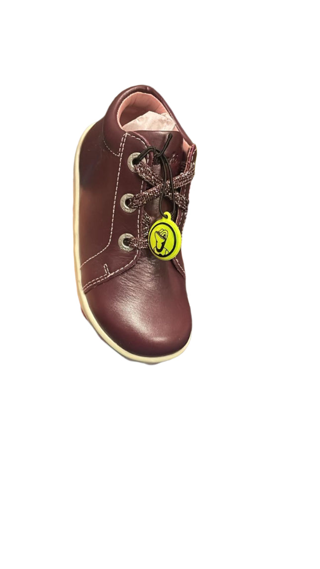 Lurchi Ipsy Girls' Nappa Leather Ankle Shoes – Brown