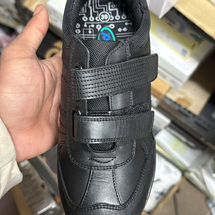 Pod Raiden Boys' Leather Shoes – Black