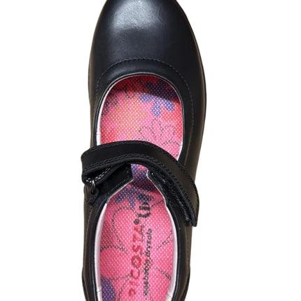 Ricosta Girls’ Beth Medium Leather Shoes - Black