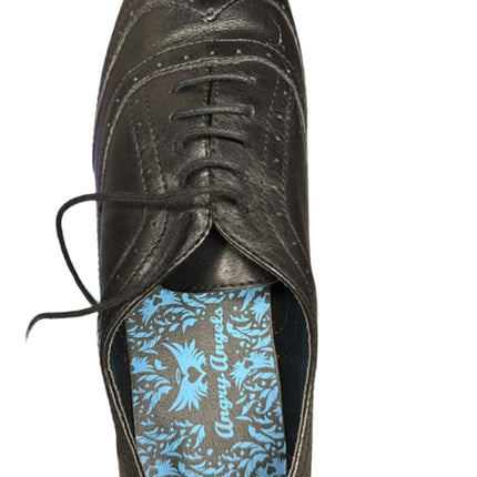 Angry Angels Dandy Leather Shoes – Black