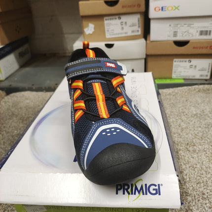 Primigi Boys’ Nubuk leather Kids Shoes - Black/Navy/Multi