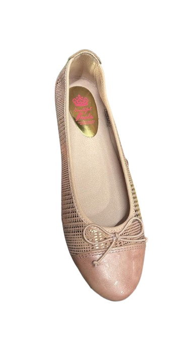 Paolo Girls' Patent Leather Kayak Shoes – Quartz Pink