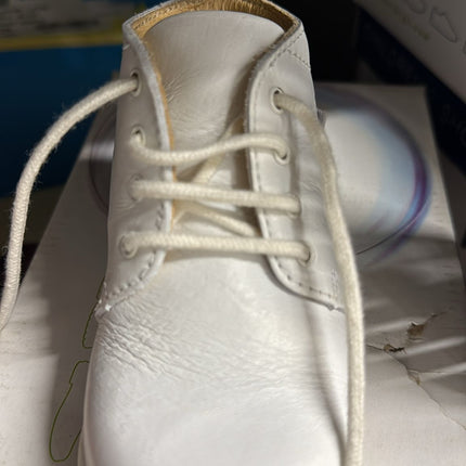 Modo Bambou Kids Leather Shoes - White