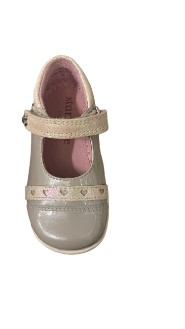Start-Rite Girls' Tiffany Patent Leather Kids Shoes - Neutral