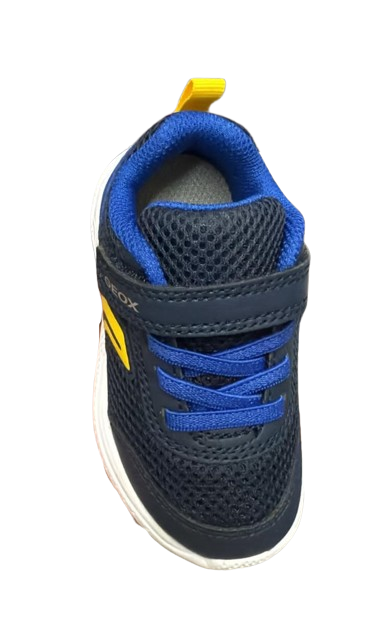 Geox Boys' Sprintye BC Mesh Geobuck Kids Shoes - Navy/Royal
