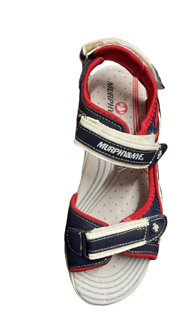 Murphy & Nye Sandals – Black/Red