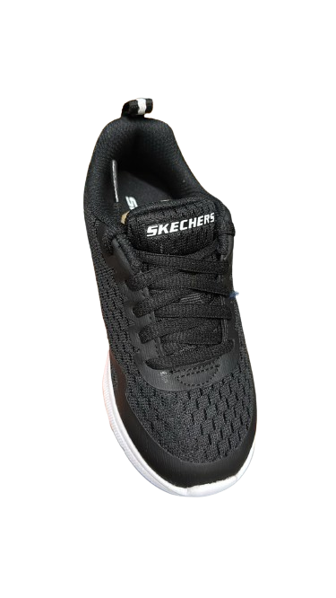 Skechers Boys' Microspec Max Lightweight Trainers – Black