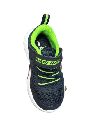 Skechers Microspec Texlor Infant/Toddler Shoes - Navy/Lime