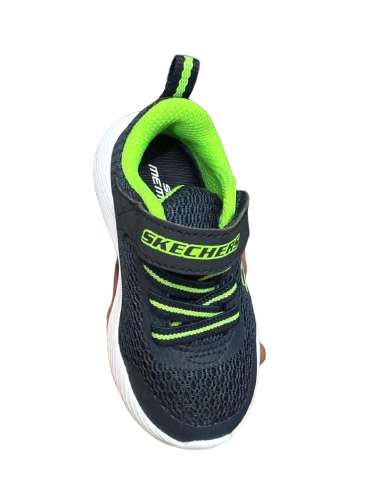Skechers Microspec Texlor Infant/Toddler Shoes - Navy/Lime