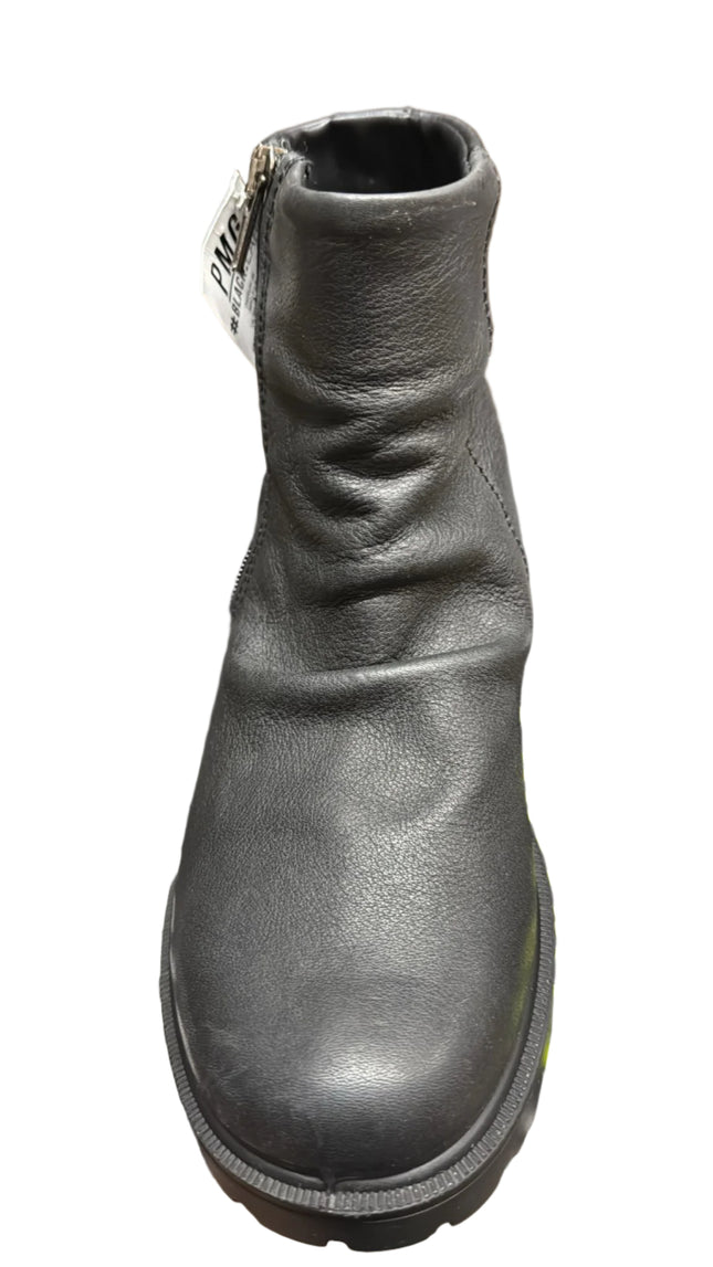 PMG Boys' Nappa Leather Natan Boots – Black