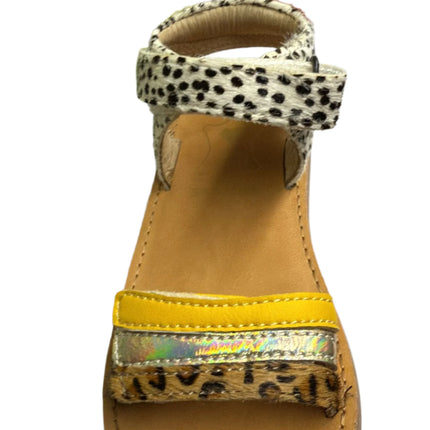 Shoesme Multi Fancy Kids Sandals - White/Black