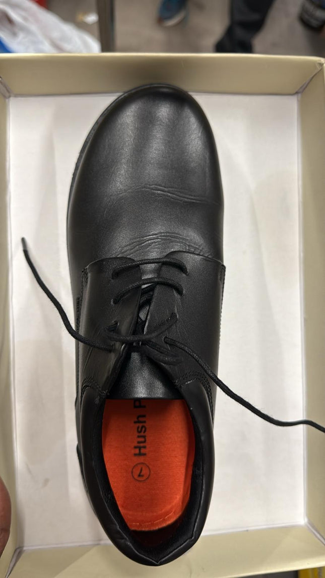 Hush Puppies Tristan Senior 2 Boys' Shoes – Black