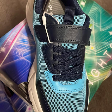 Geox J Loftus Boy Sneaker - Sky/Navy