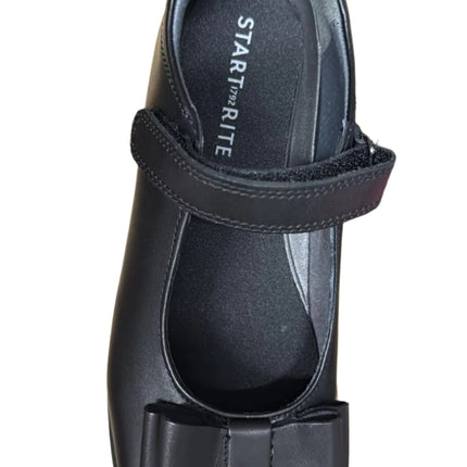 Start-Rite Girls' Flourish Leather Shoes – Black