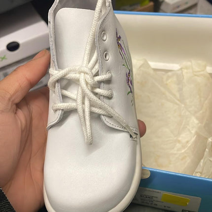 Baby Botté Donna Pram Shoes – White