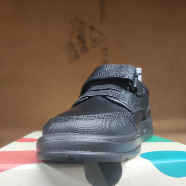 Hush Puppies Rowan Junior Boys’ Leather School Shoes – Black